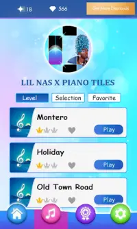 MONTERO - Lil Nas X Piano Tiles Screen Shot 0