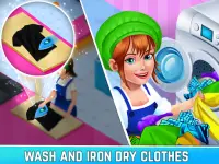 Laundry Shop Washing Game Screen Shot 1