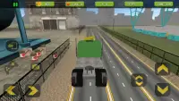 3D 18 wheels truck driver Screen Shot 2
