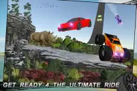 Free Fall Jungle Mega Car Ramps 3D Stunts Screen Shot 13