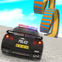 Police Mega Ramp - Car Stunts Games