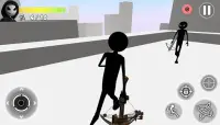 Stickman 3D samostrzał Screen Shot 0