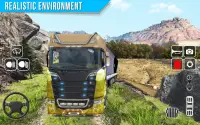Conducteur de camion tout-terrain 4X4 cargo truck Screen Shot 1