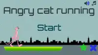 Angry cat running - 2016 games Screen Shot 0