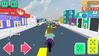 Blocky Moto Rider - Motorcycle SIM Screen Shot 1
