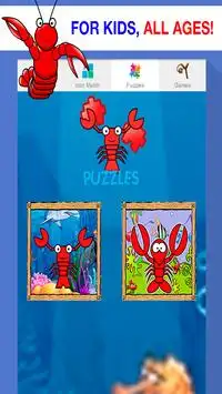 lobster games for kids for boy Screen Shot 1