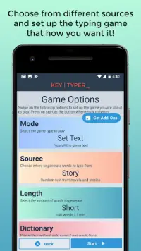 KeyTyper: Mobile Typing Game Screen Shot 1