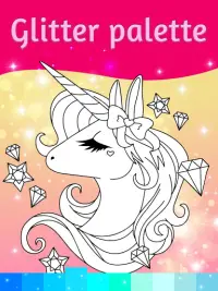 Unicorn Coloring Pages with Animation Effects Screen Shot 2
