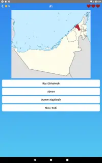 Émirats Arabes Unis: les provinces - Quiz de géogr Screen Shot 8