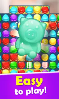 Sweet Candy Mania - Juego de rompecabezas gratis Screen Shot 3