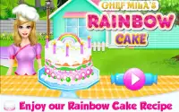Lovely Rainbow Cake Cooking Screen Shot 14