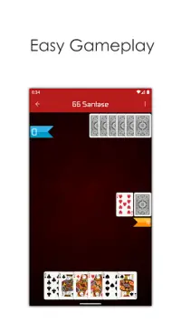 66 Santase - Classic Card Game Screen Shot 2