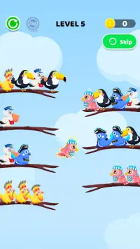 Color Bird Sort - Puzzle Game Screen Shot 0