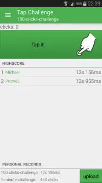 Tap Challenge Screen Shot 0