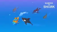 Surfer VS Shark Screen Shot 2