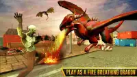 Zombie VS Dragon Hero 2018 - World War Survival 3D Screen Shot 0