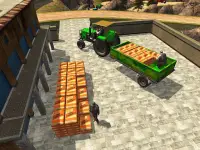 Tractor Cargo Transport Driver: Simulador agrícola Screen Shot 8