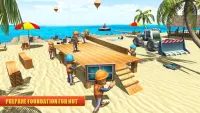 Construction d'un refuge de plage à l'île Screen Shot 0