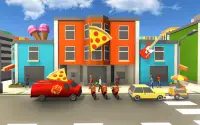 Pizza Delivery Van Virtual City Bike Moto Driving Screen Shot 8