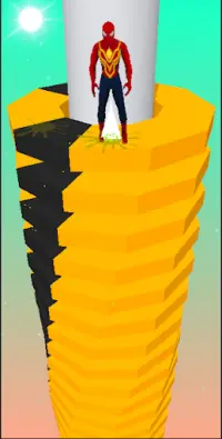 Stack Ball Fall Super Spider Fall Helix Crash 3D Screen Shot 2