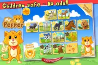Super Baby Animals Puzzle - Para Crianças Screen Shot 1
