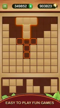 Wood Block Puzzle Games 2021 - Wooden Block Puzzle Screen Shot 6