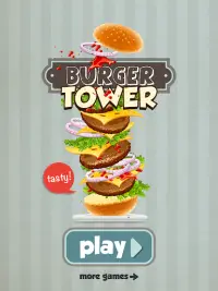 Burger Tower Game Screen Shot 2