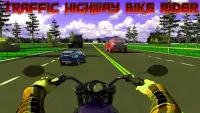Traffic Highway Bike Rider Screen Shot 3