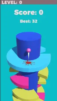 Helix Ball Bounce: Tap Tap Impossible Game Screen Shot 4