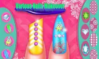 Nail Art Makeover Salon: Juegos de moda para niñas Screen Shot 2
