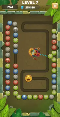 Marble Zumble Shooter - Jungle Marble Blast Screen Shot 3