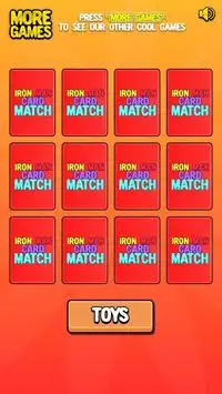 Iron Man Card Match Screen Shot 0