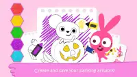 Purple Pink Coloring Book-Kids Painting Game Screen Shot 14