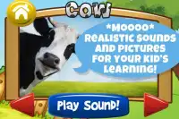 Free Animal Sounds for Kids Screen Shot 1