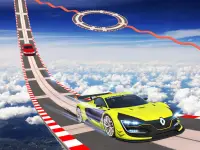 빠른 시뮬레이터 자동차 스턴트-메가 램프 스턴트 게임 Screen Shot 1