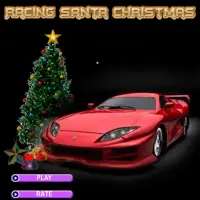 Racing Santa Christmas Screen Shot 1