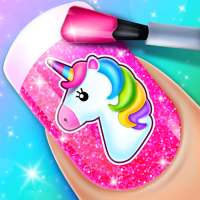 Nail Salon Unicorn Fashion Art