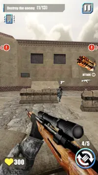 Counter Terrorist Strike: 최신 군사 모던컴뱃 슈팅 게임 Screen Shot 1