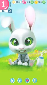 Bu thỏ con - Vật nuôi ảo Screen Shot 0