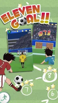 Sebelas Goal - 3D sepak bola adu penalti permainan Screen Shot 1