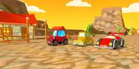 Cartoon Car Racing Screen Shot 0