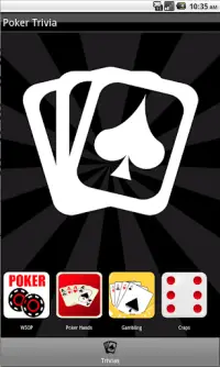 World Poker Trivia & Gambling Screen Shot 0