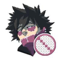 Boku No Hero Academia Color By Number Pixel Art