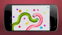 Worms deslizar io on-line Screen Shot 0
