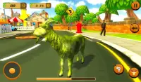 NY शहर पागल अजीब बकरी सिम्युलेटर - जंगली पशु Screen Shot 5