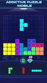 Block Puzzle : Classic Glow Screen Shot 0