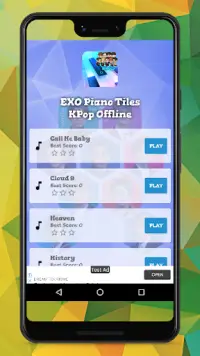 EXO Piano Tiles KPop Offline Screen Shot 0
