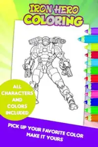 Super Heroes Coloring Book Screen Shot 1