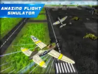 Perang Dunia II Pesawat Flight Simulator Pilot Screen Shot 4