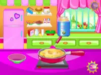 Peach ice cream cooking games Screen Shot 1